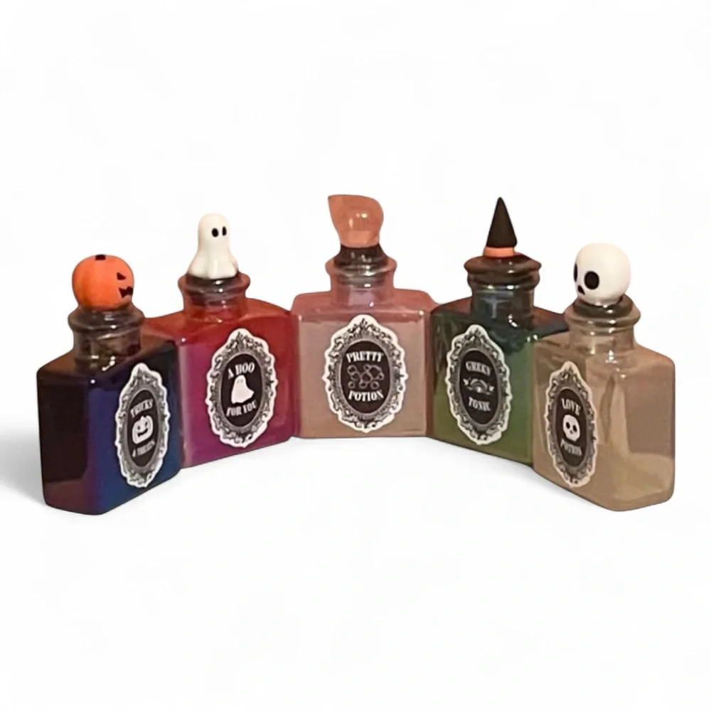 Halloween Potion Bottles Set of 5 New Release